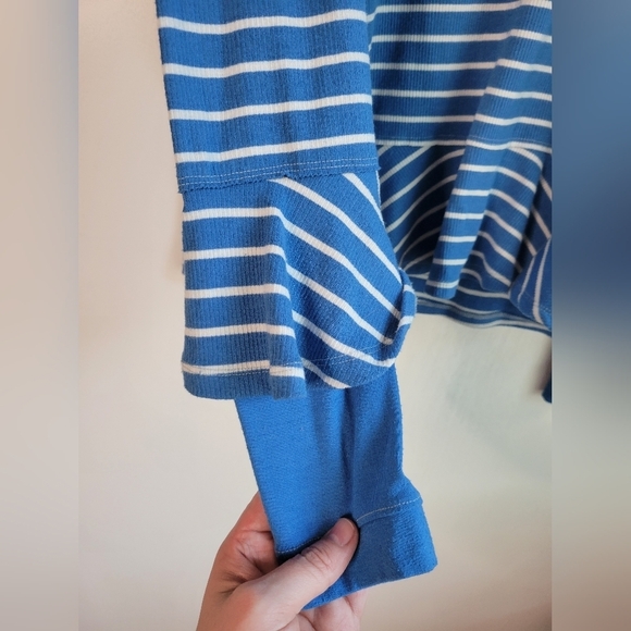 FREE PEOPLE ROYND ABOUT Tee Striped - Picture 4 of 6